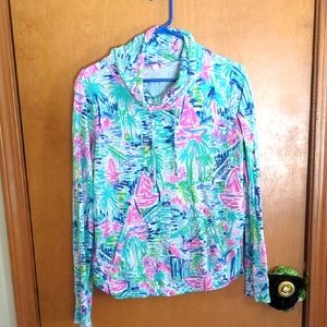 Lilly Pulitzer Multicolor Sailboat Hoodie